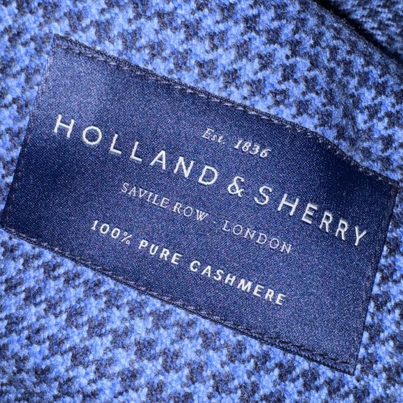 ELIZABETH MARCH • Vintage Houndstooth Wool Pure Cashmere Jacket - Picture 6 of 11